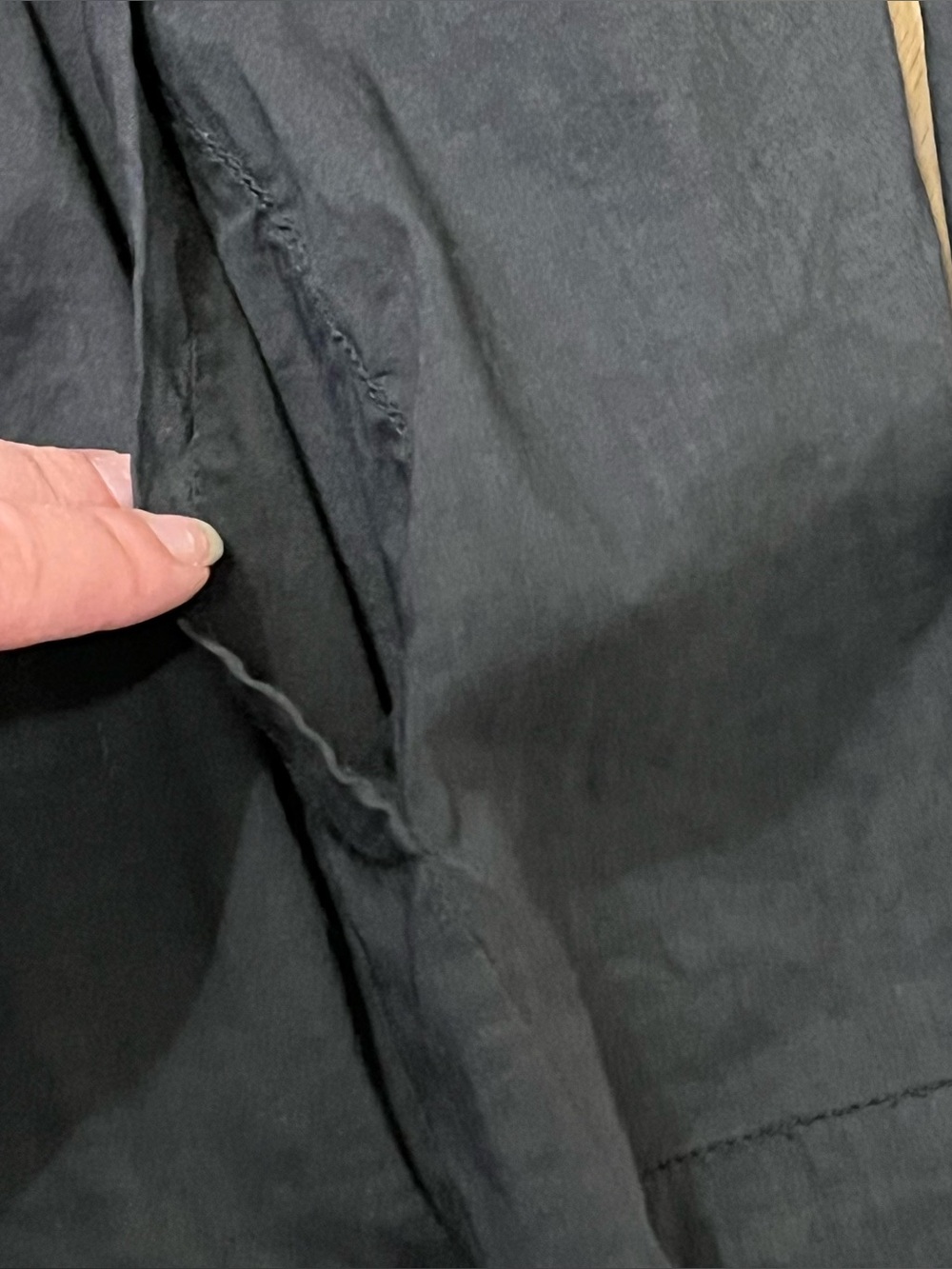 Eileen Fisher Linen Viscose Blend Dark Grey Blazer / Light Jacket - Picture 6 of 13